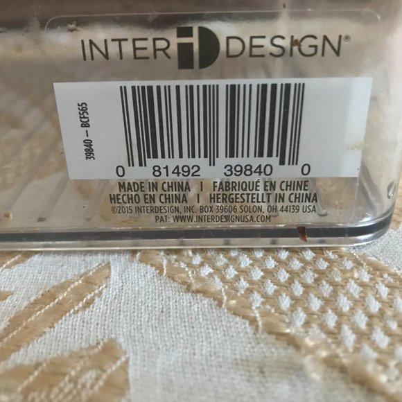 Interdesign Storage Organizer Bin, Clear - Picture 3 of 6